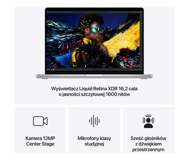 Apple MacBook Pro M4 Max/64GB/1TB/Mac OS Srebrny 40R GPU Nano - 1293497 - zdjęcie 7